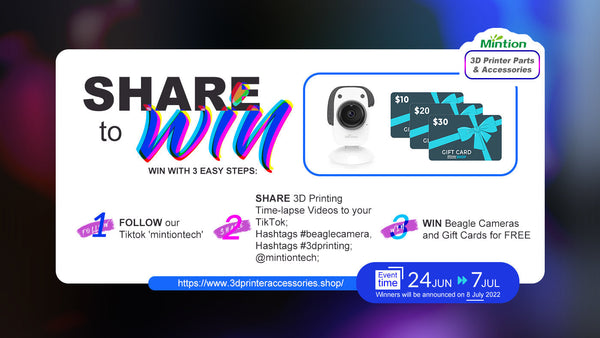 TikTok Share to Win Campaign for 2022.6.24-7.7