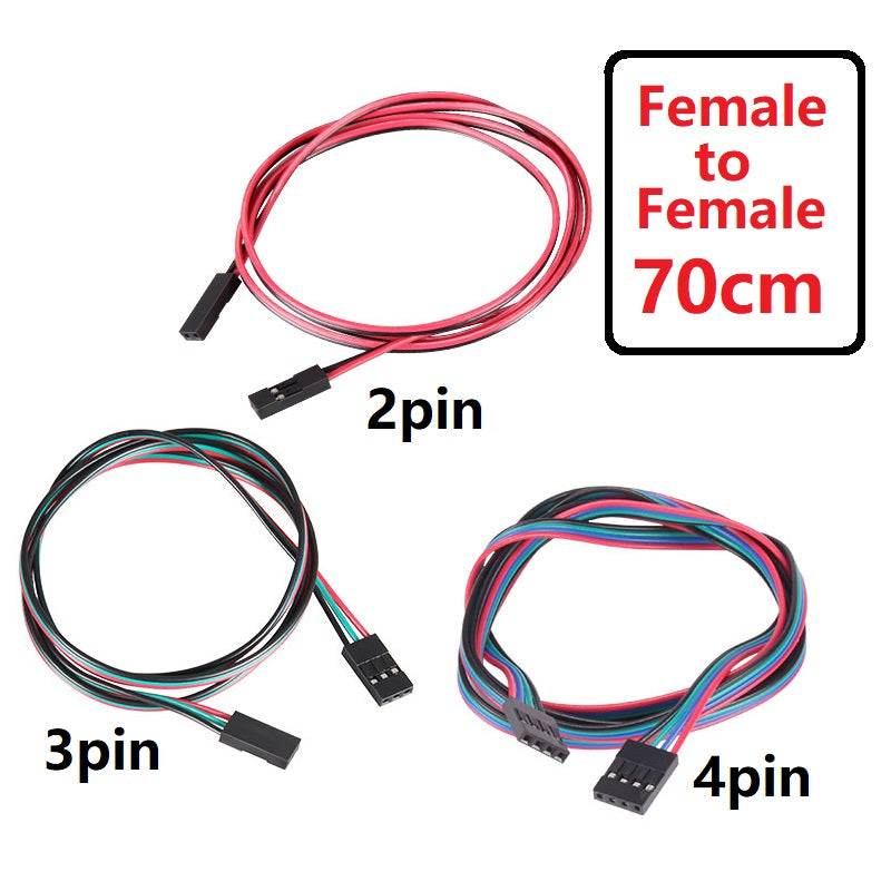 4 PIN Dupont extension Cable 70cm MALE-FEMALE