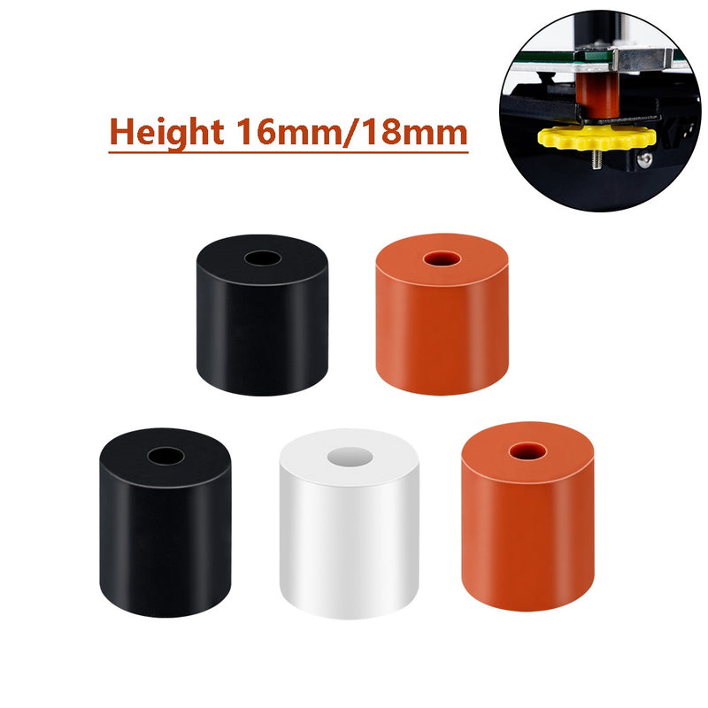 4PCS Silicone Solid Spacer 3D Printer Hot Bed Leveling Column - 3D Printer Accessories Shop