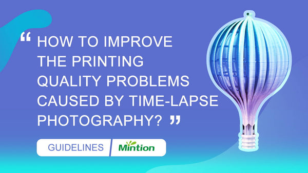 How to improve the spotting and stringing problems caused by time-lapse photography?