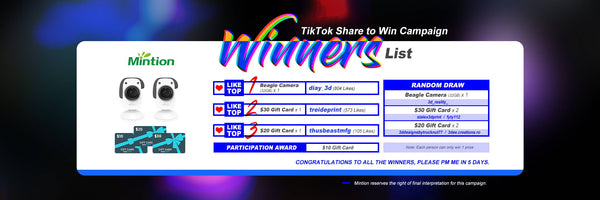 TikTok Share to Win Campaign Rewards List