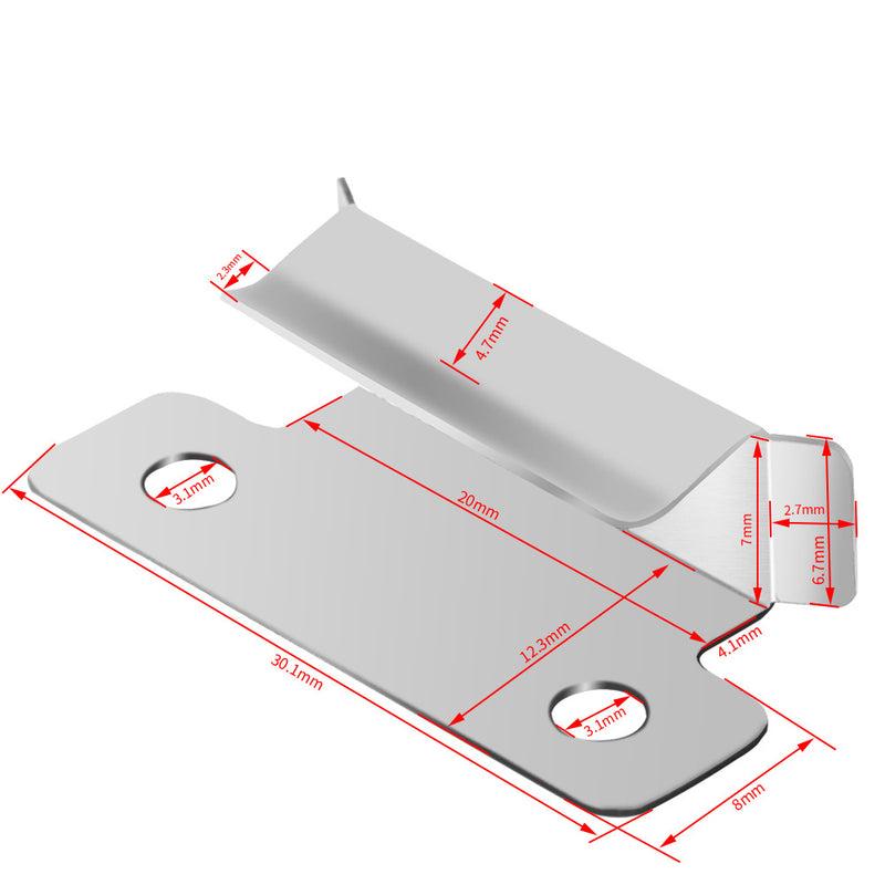 Bed Clips Clamp 7mm Max (4 PCS) - 3D Printer Accessories Shop