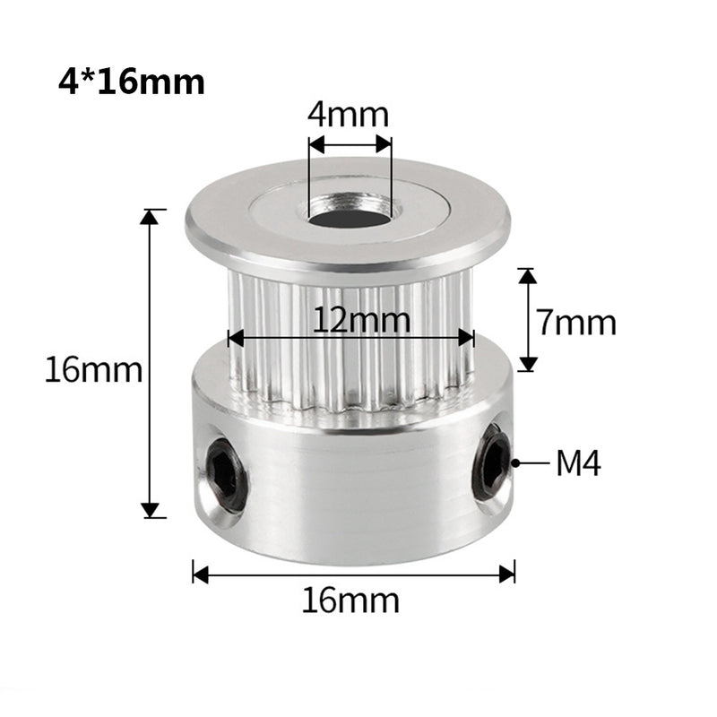 2GT 20 Teeth Timing Pulley For Width 6mm - 3D Printer Accessories Shop