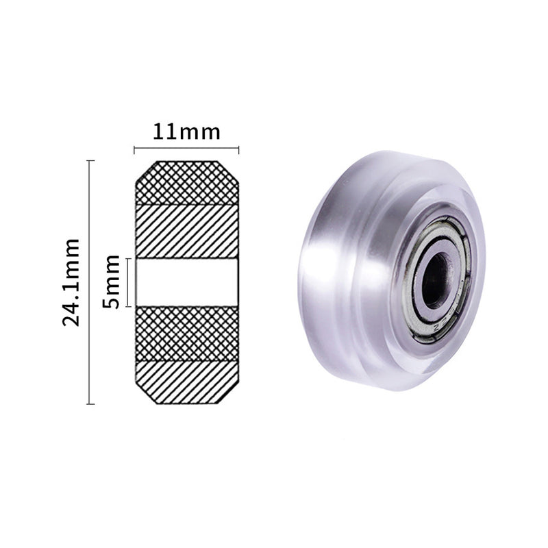 2PCS POM Plastic Pulley Wheel ?24-5mm in Diameter - 3D Printer Accessories Shop
