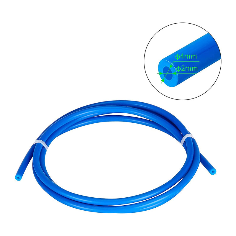 1.5M PTFE Teflon Tube for 1.75 Filament with Pneumatic Fittings & Tube Cutter Set - 3D Printer Accessories Shop