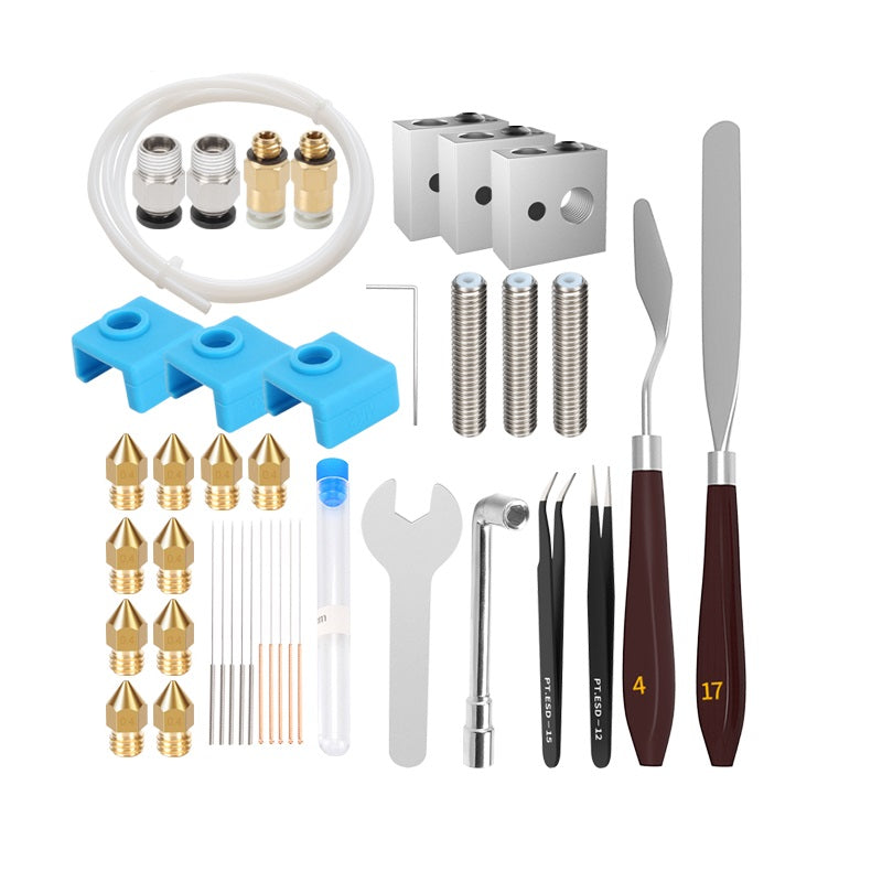 41PCS/Set MK8 Nozzles Cleaning Kit with Removal Tools - 3D Printer Accessories Shop