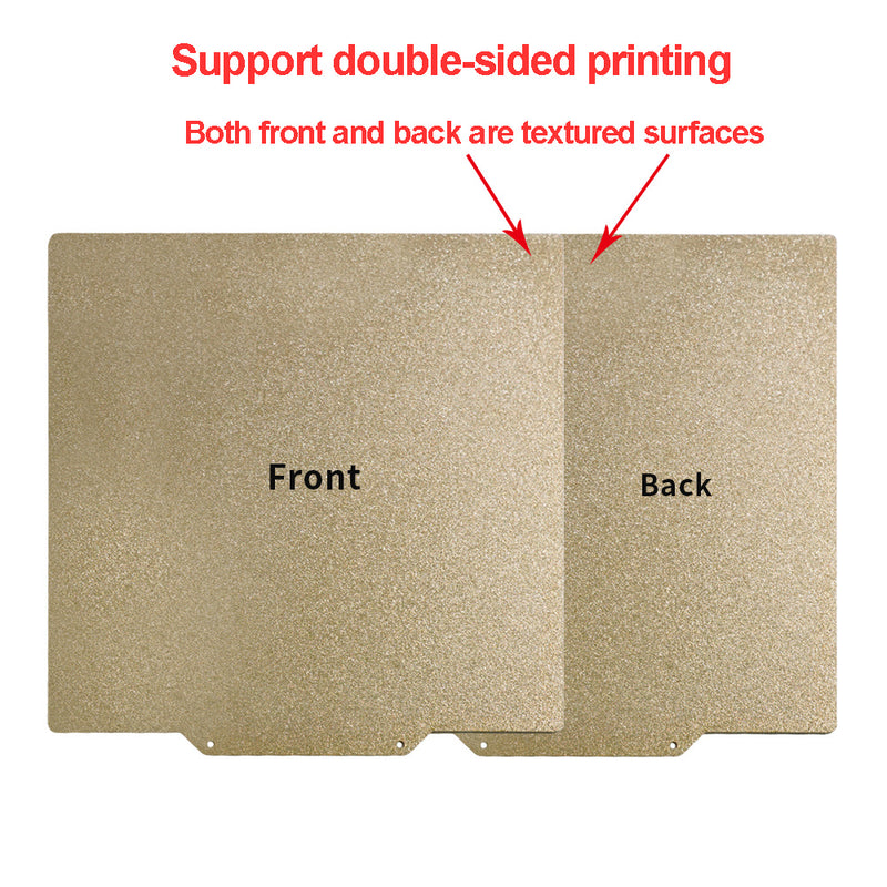 Imprimante 3D Hot Bed 22cm / 8.66 'Autocollant magnétique B Côté Pei  Surface Plaque flexible