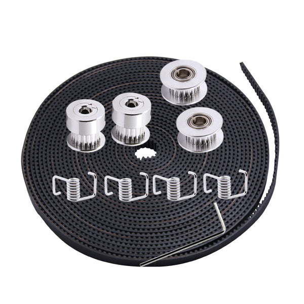 GT2 6mm Open Timing Belt + Timing Pulley + Wrench Kit - 3D Printer Accessories Shop