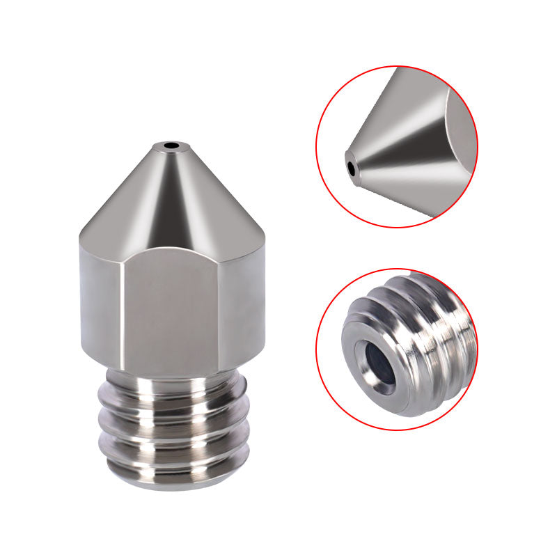 3PCS MK8 Titanium Alloy Nozzle + 1PC 5in1 Wrench - 3D Printer Accessories Shop