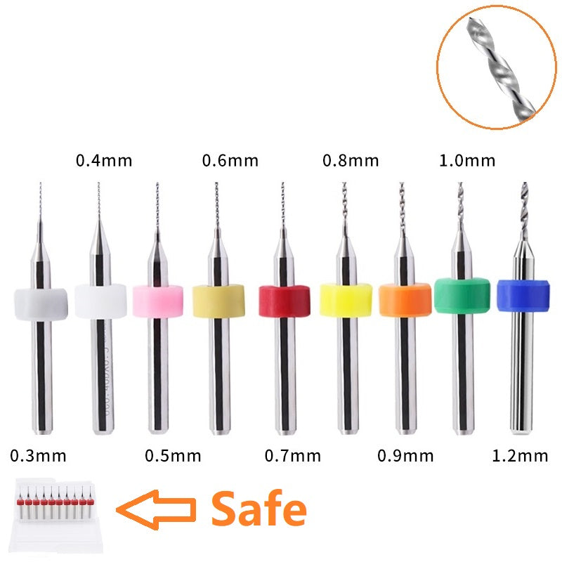10PCS Nozzle Cleaning Needle Hand Twist Drill Bits for V5 V6 E3D MK7 MK8 1.75mm 3mm Nozzle - 3D Printer Accessories Shop
