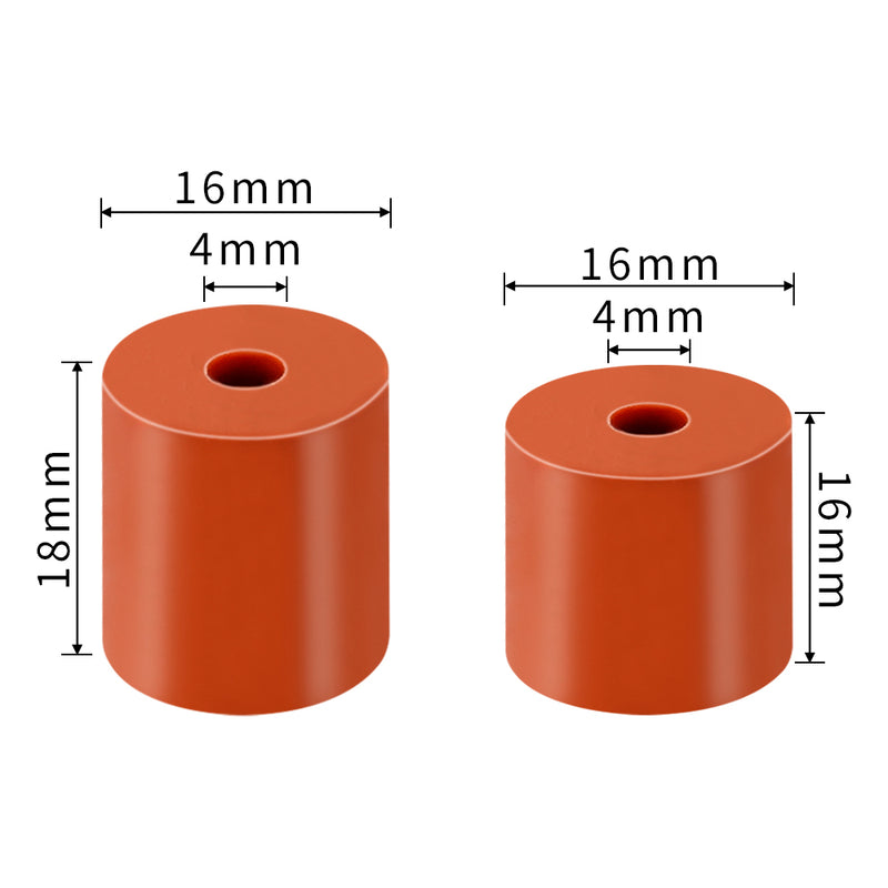 4PCS Silicone Solid Spacer 3D Printer Hot Bed Leveling Column - 3D Printer Accessories Shop