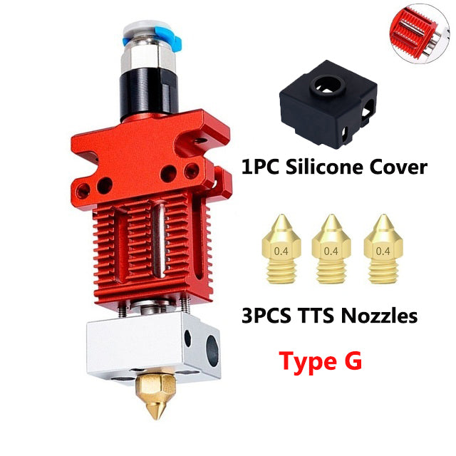 CR-6 SE CR-5 PRO Hotend Kit with Nozzle / Throat / Heating Block Cover - 3D Printer Accessories Shop